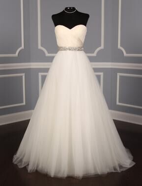 ROMONA KEVEZA Legends L561 Strapless Sweetheart Aline Wedding Dress Bridal Gown
